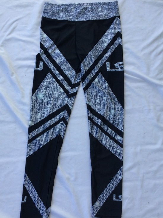 Women’s Leggings, set of 3, 2 Pop Fit, 1 LSU, Large - Picture 9 of 15